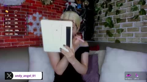 andy angel online show from January 14, 12:47 pm