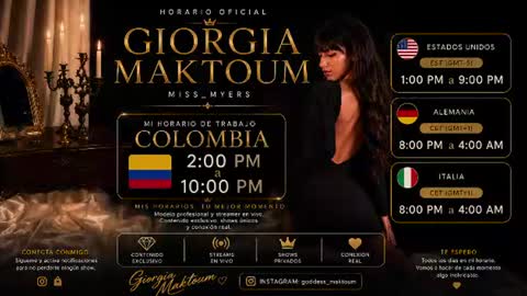 Goddess Myers  thumb up is important for me kisses  online show from July 22, 9:02 am