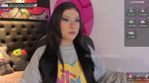 ROMINA OWEN online show from April 2, 3:59 am