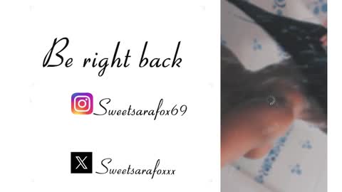 Snapshot of sweetsarafoxxx chatting on October 6, 9:37 pm Sara Sofia   Libra     online show from October 6, 9:37 pm