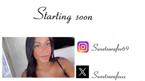Snapshot of sweetsarafoxxx chatting on October 13, 3:56 pm Sara Sofia   Libra     online show from October 13, 3:56 pm