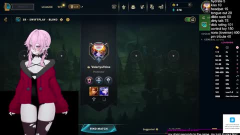 Valeriya Valentine online show from December 21, 2:39 am