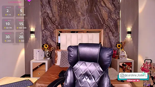 Caroline foster1 online show from April 24, 12:30 pm