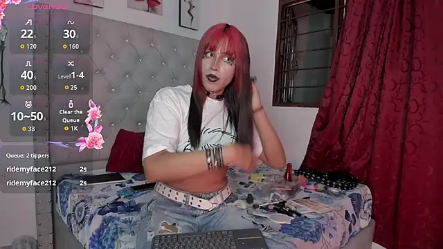 Shadow Queen666 online show from April 21, 4:08 am