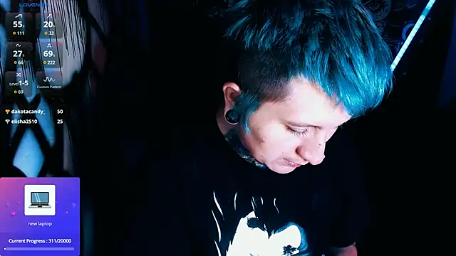 Marieblueeyes online show from April 22, 6:09 am