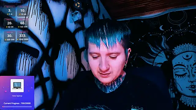 Marieblueeyes online show from April 24, 3:31 am