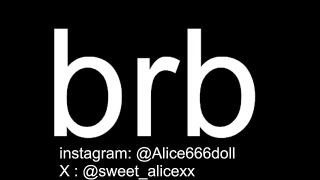 Snapshot of SWEET_ALICEXX chatting on October 22, 7:27 pm SWEET ALICEXX online show from October 22, 7:27 pm